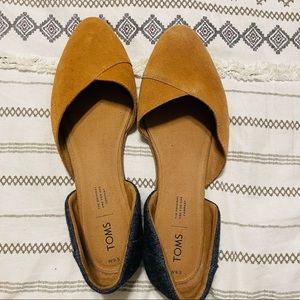 Toms Suede Jean Flats
